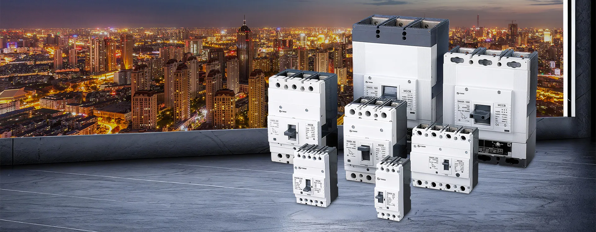 CDADA OEM ODM চাৰ্কিট ব্ৰেকাৰ নিৰ্মাতা - HVAC লিফ্ট UPS প্ৰয়োগৰ বাবে কাষ্টম MCCB MCB
